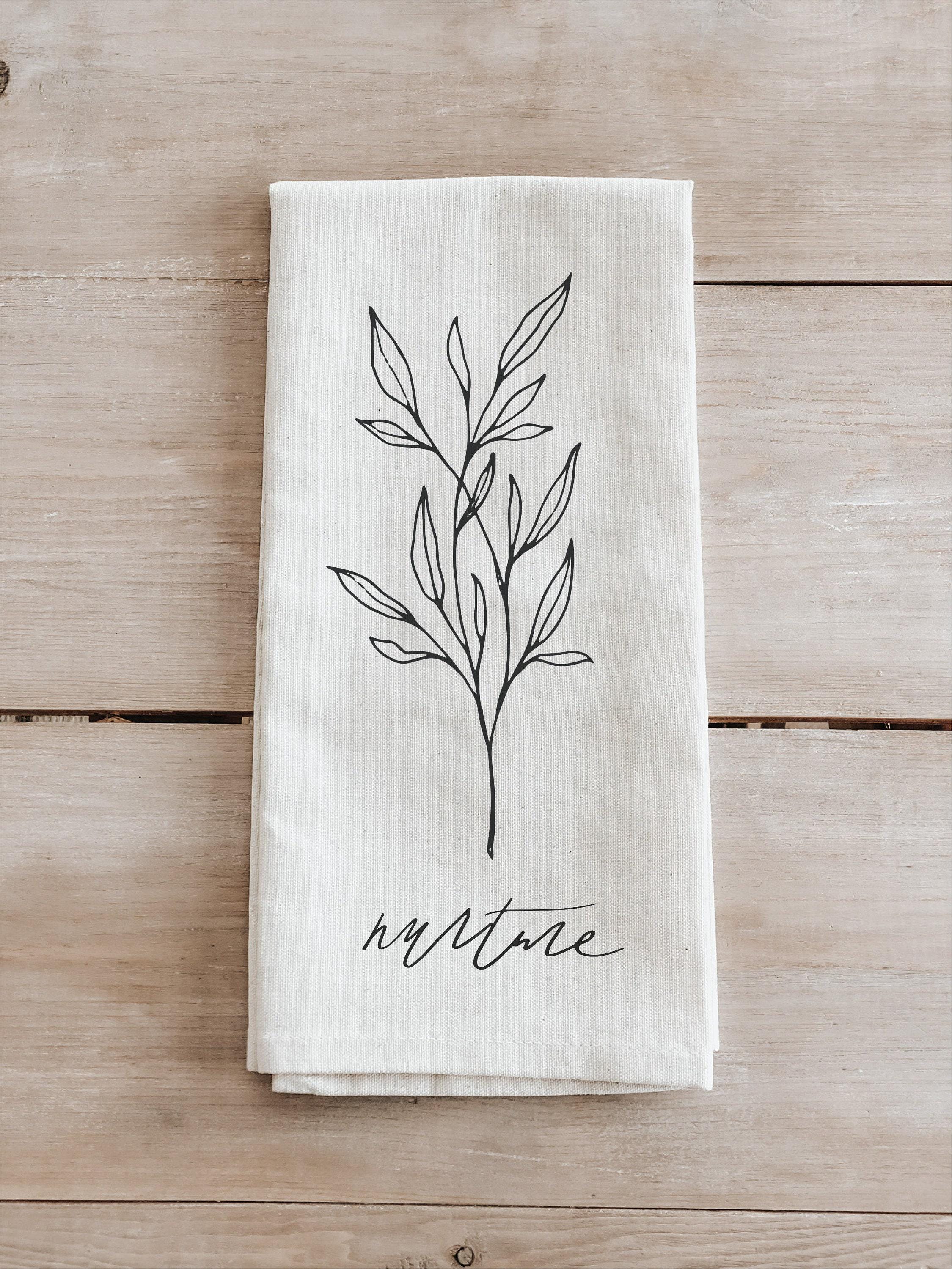 Tea Towel - Nurture Wildflower