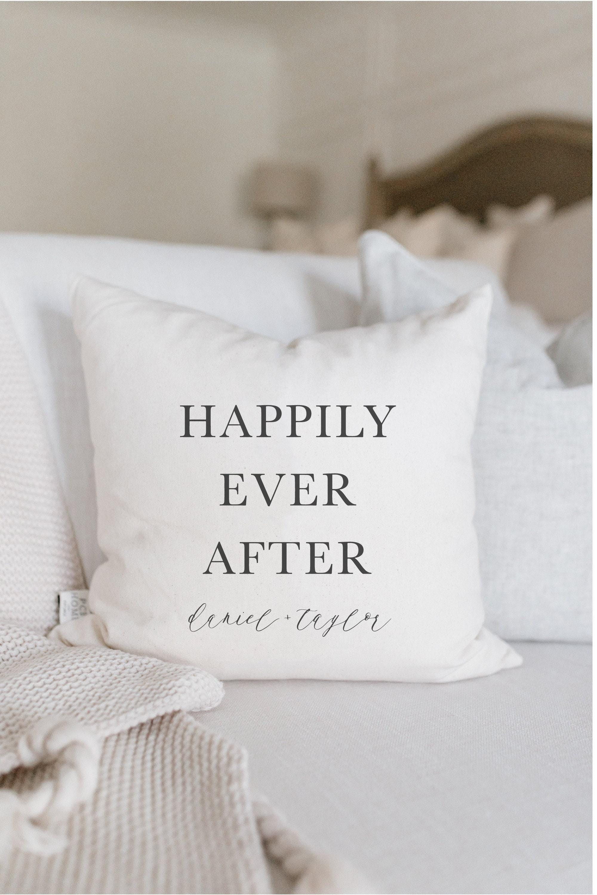 Personalized Throw Pillows - Personalized Happily Ever After