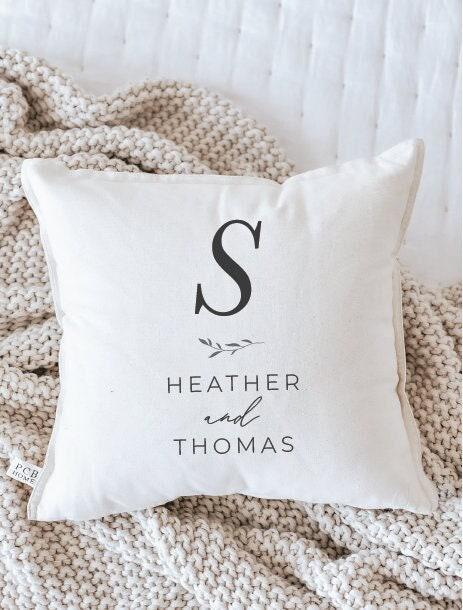 Personalized Throw Pillows - Personalized Initial and Names