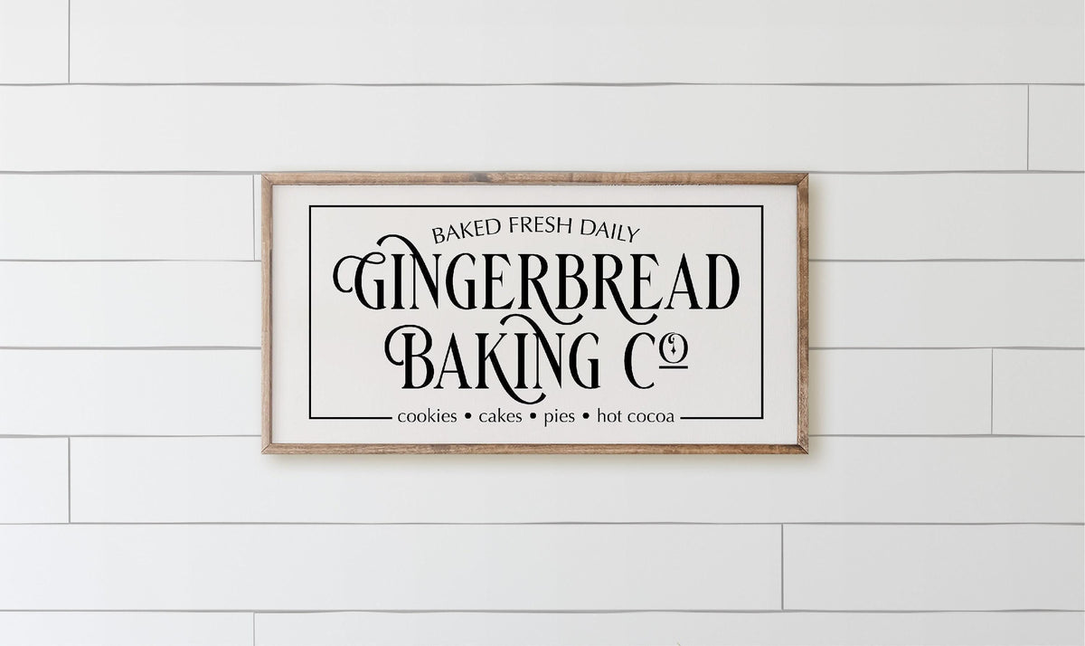 Wooden Frames - Gingerbread Baking