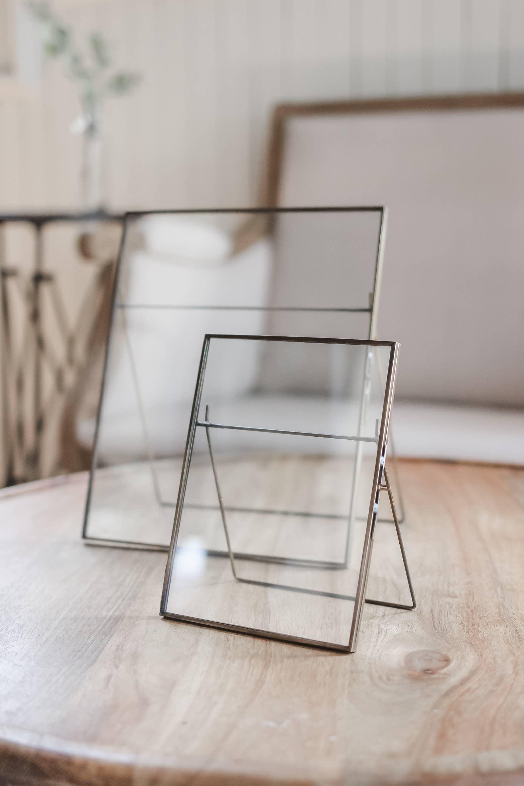 Glass Table Frames & Cards - Boots Watercolor