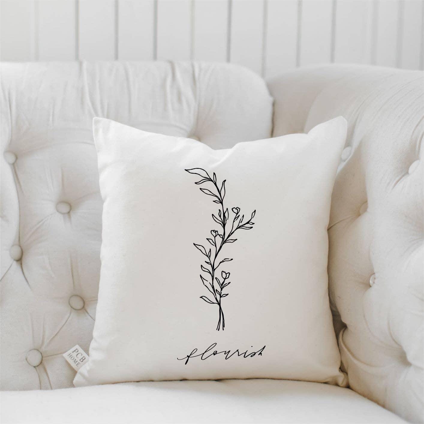 Throw Pillows - Flourish Wildflower