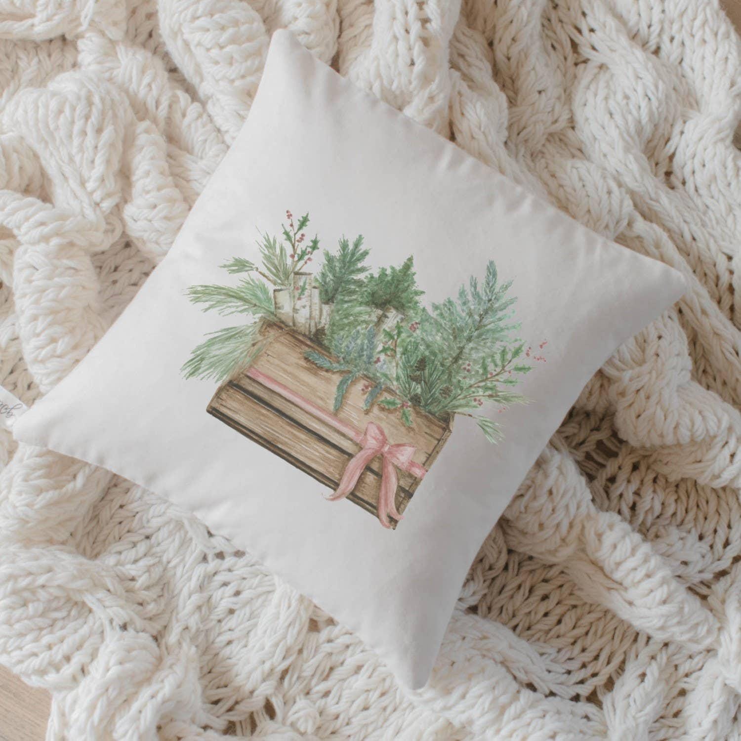 Throw Pillows - Greens In Crate