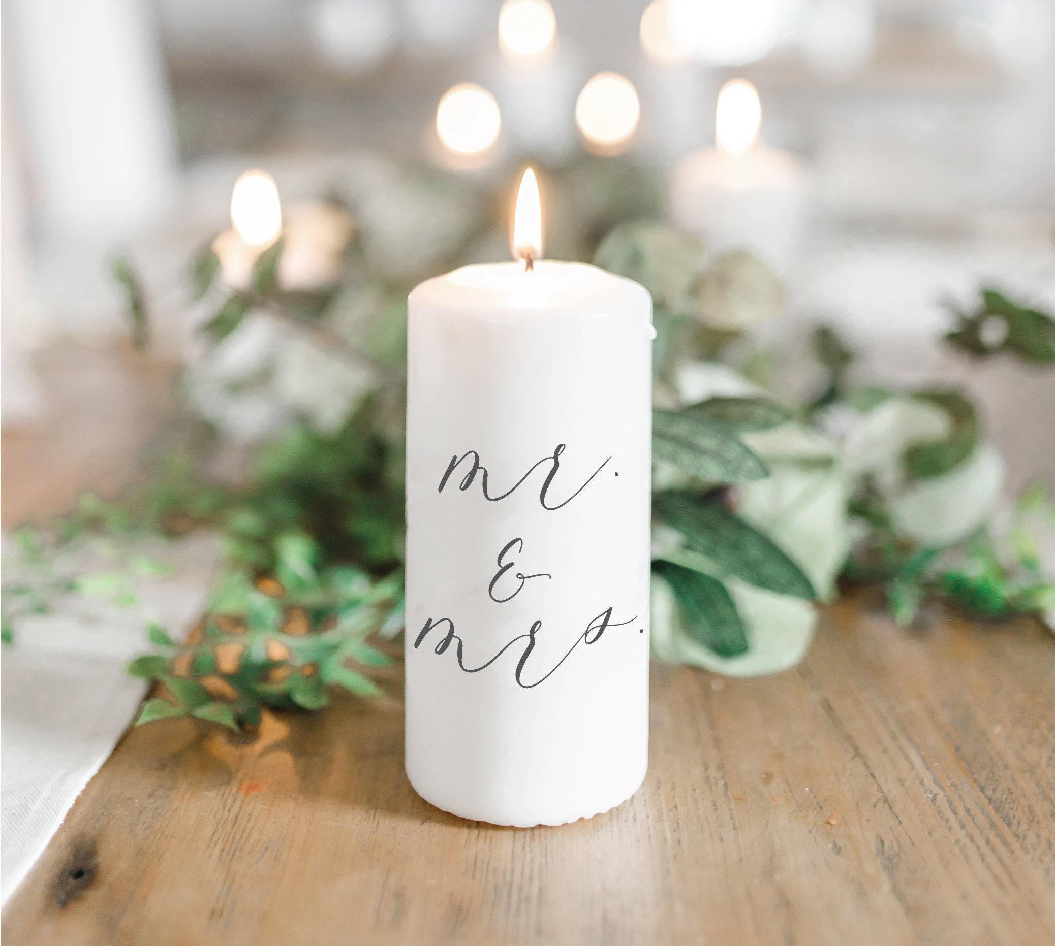 Candles - Mr and Mrs