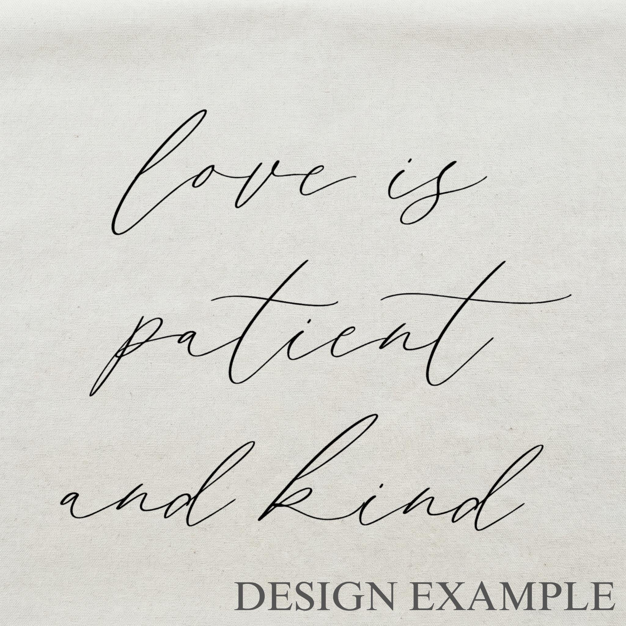 Tea Towel - Love is Patient & Kind