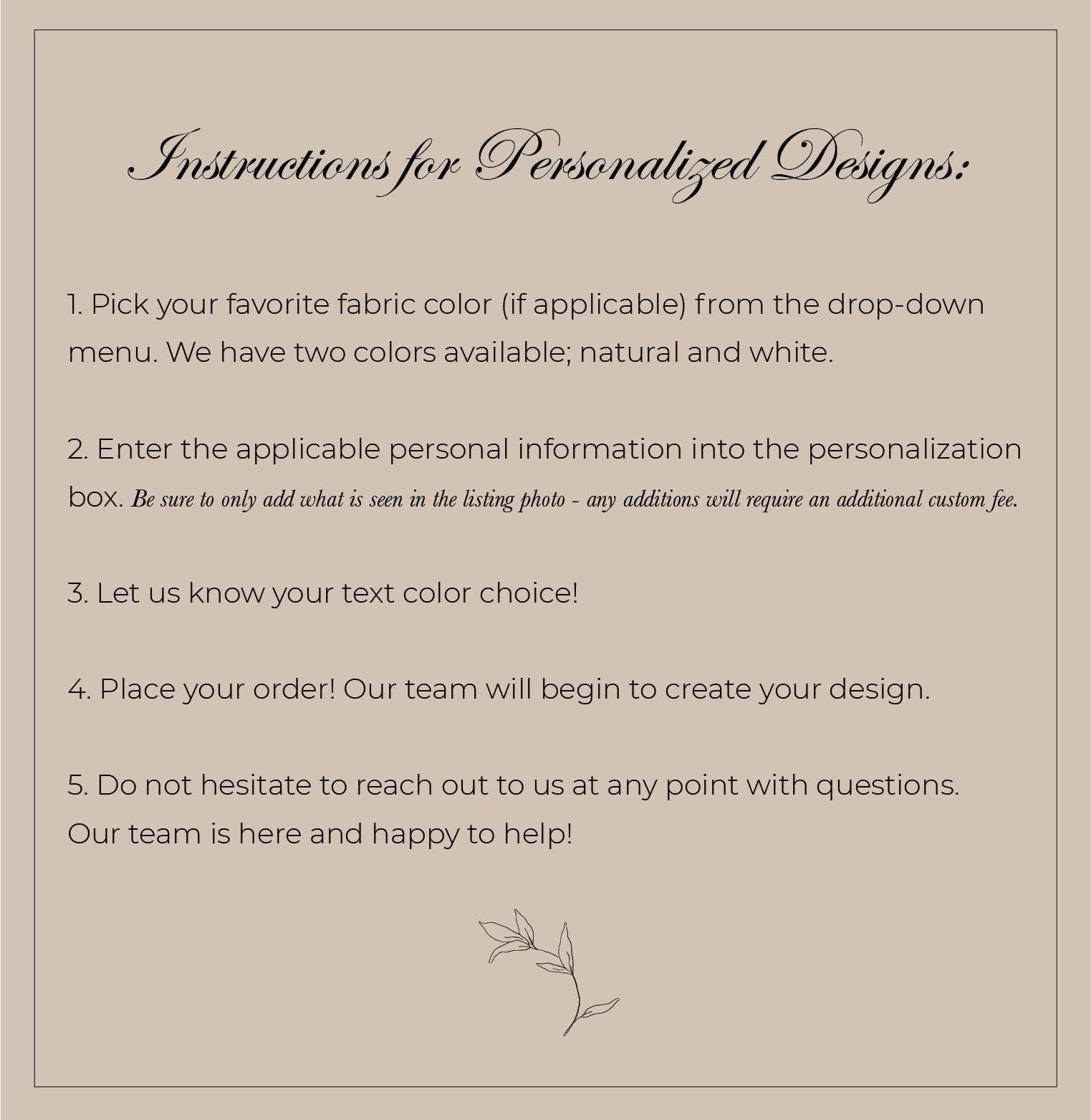 Personalized Tea Towel - Personalized Script City