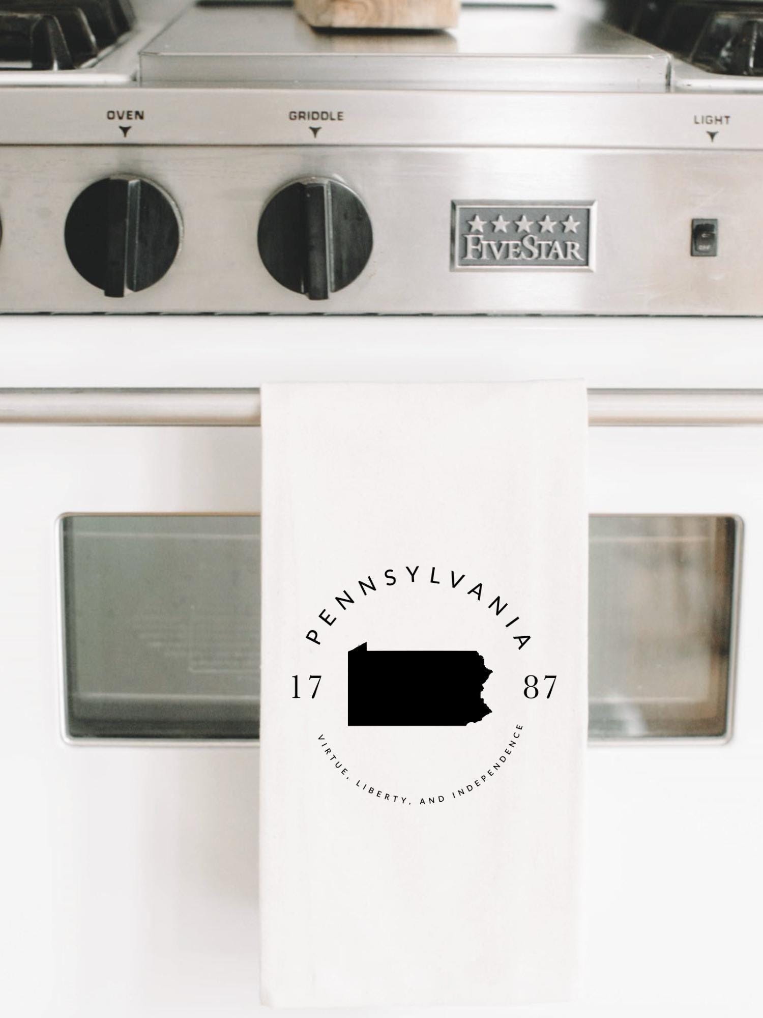 Personalized Tea Towel - Personalized State Slogan