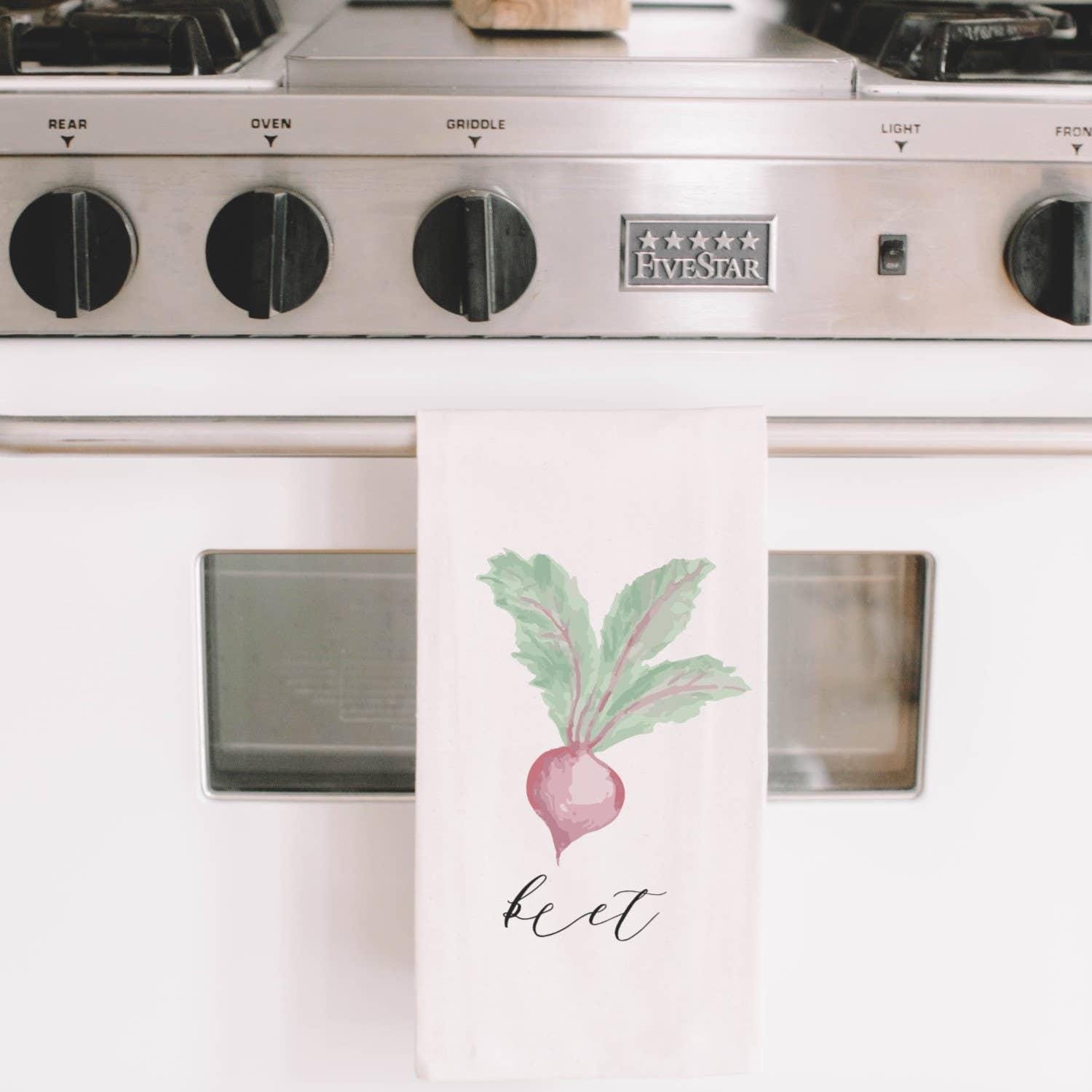 Tea Towel - Beet Watercolor