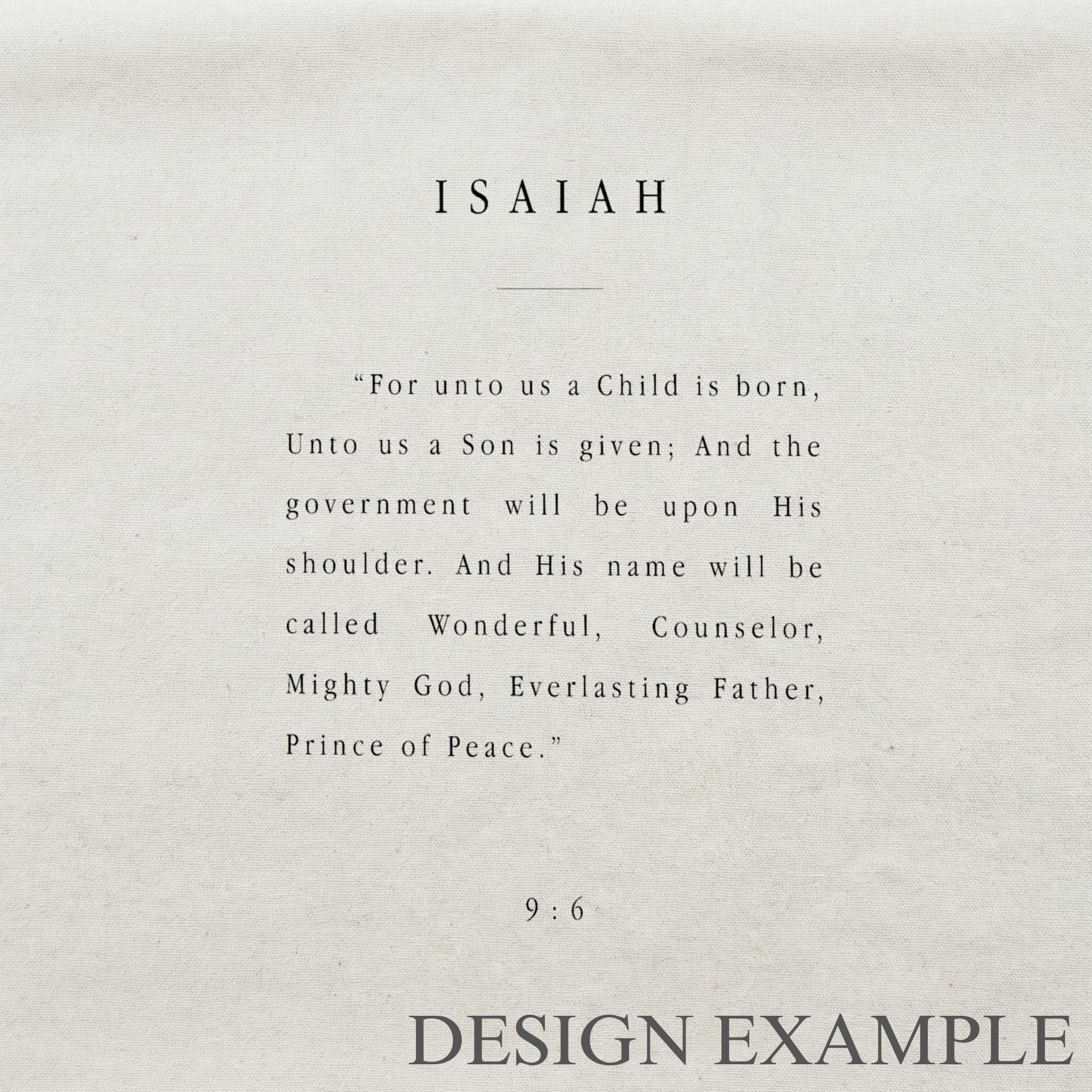 Tea Towel - For Unto Us