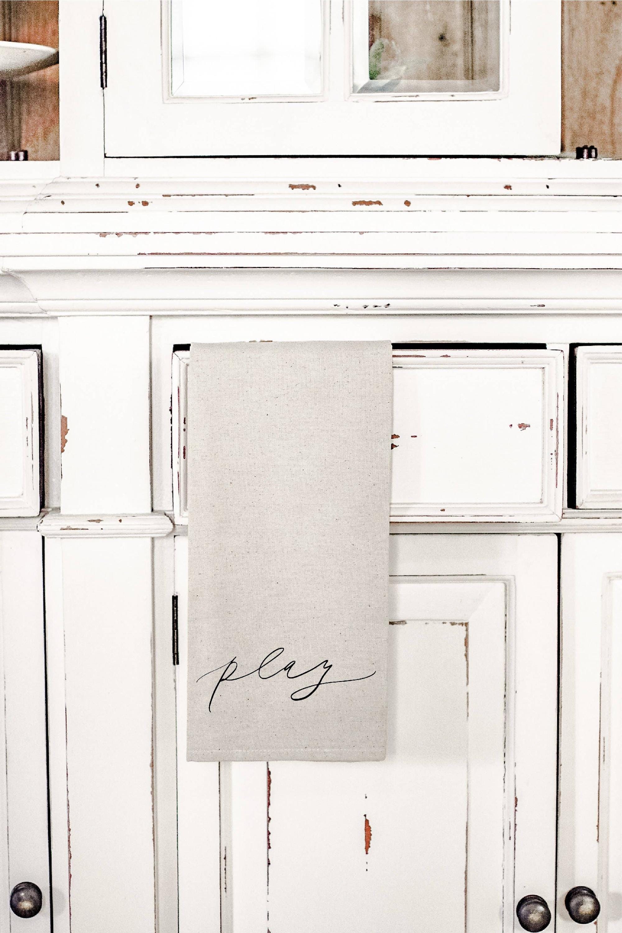 Tea Towel - Cozy Cottage Words