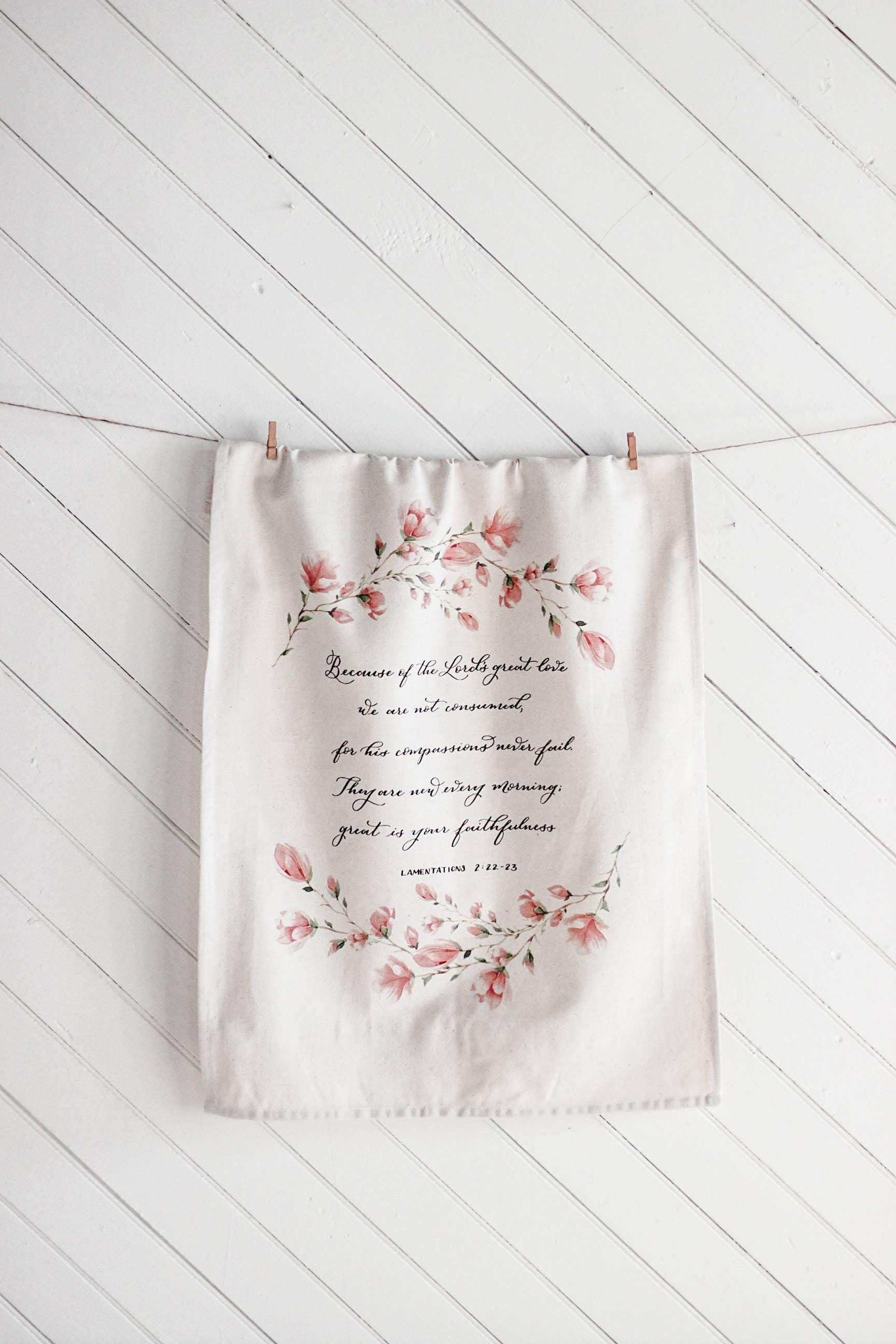 Tea Towel - Lamentations 3