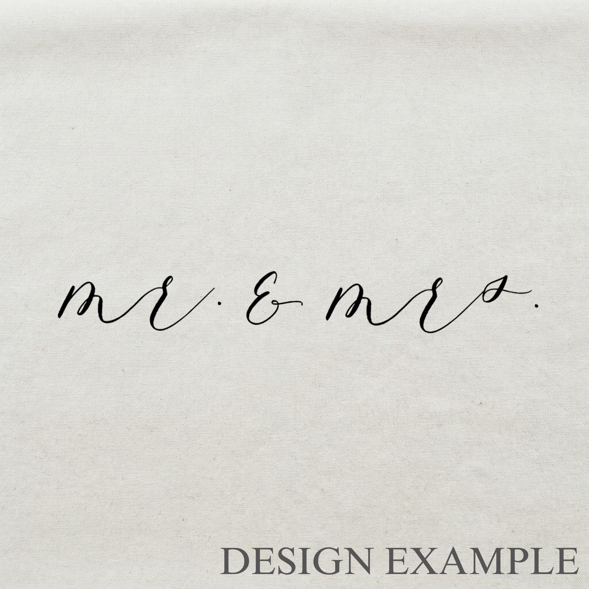 Lumbar Pillows - Mr. & Mrs.