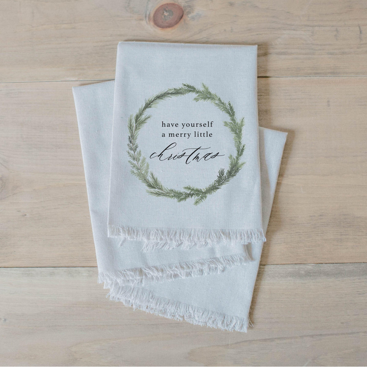 Napkins - Have Yourself A Merry Little Christmas Wreath