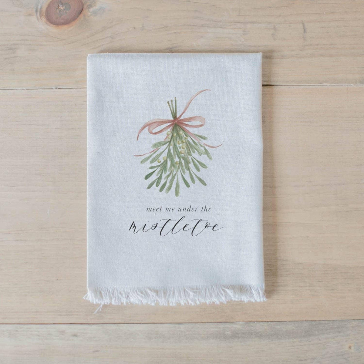Napkins - Meet Me Under the Mistletoe Watercolor