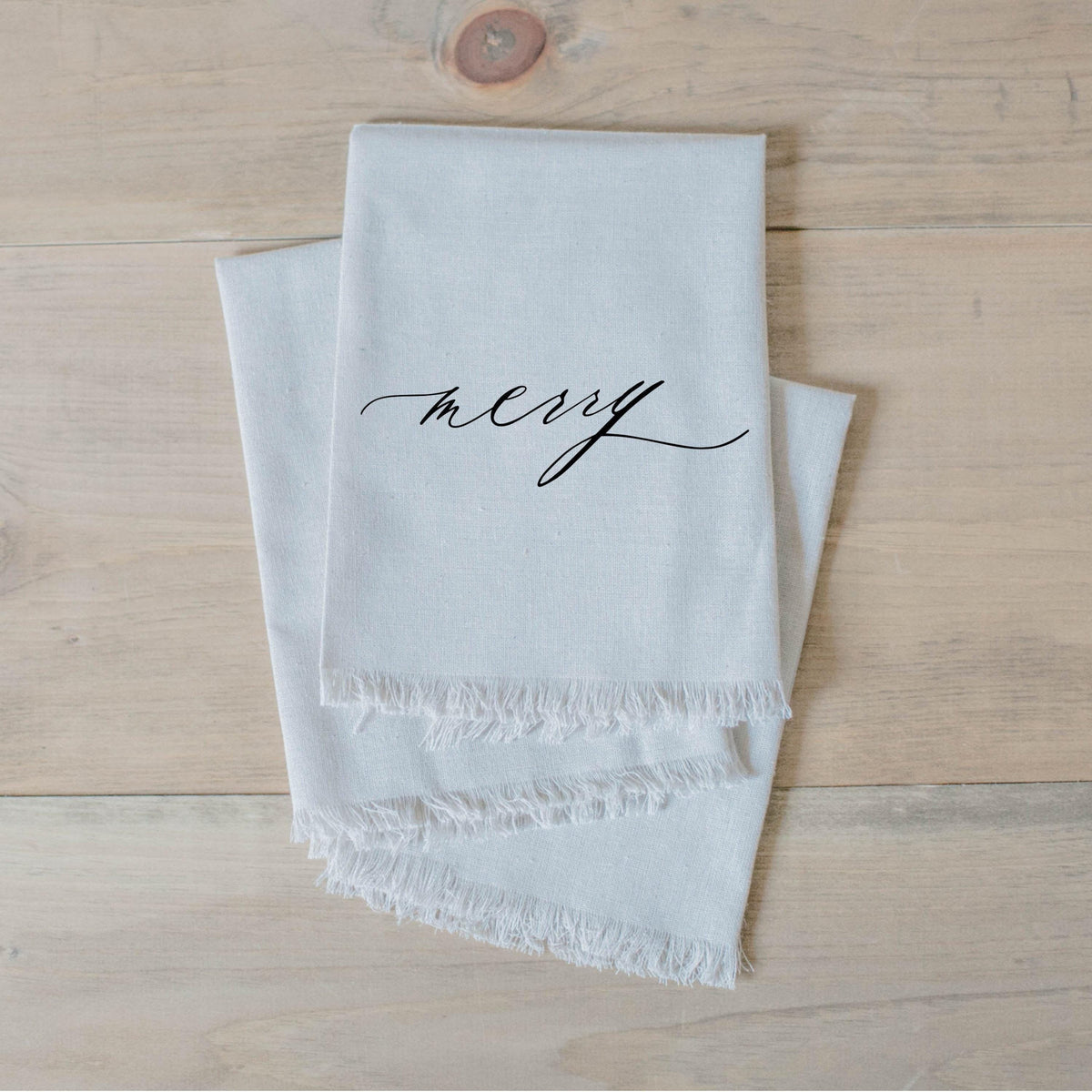 Napkins - Merry Script