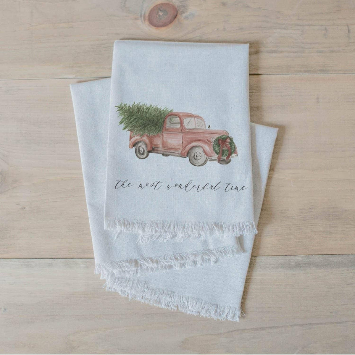 Napkins - The Most Wonderful Time Watercolor