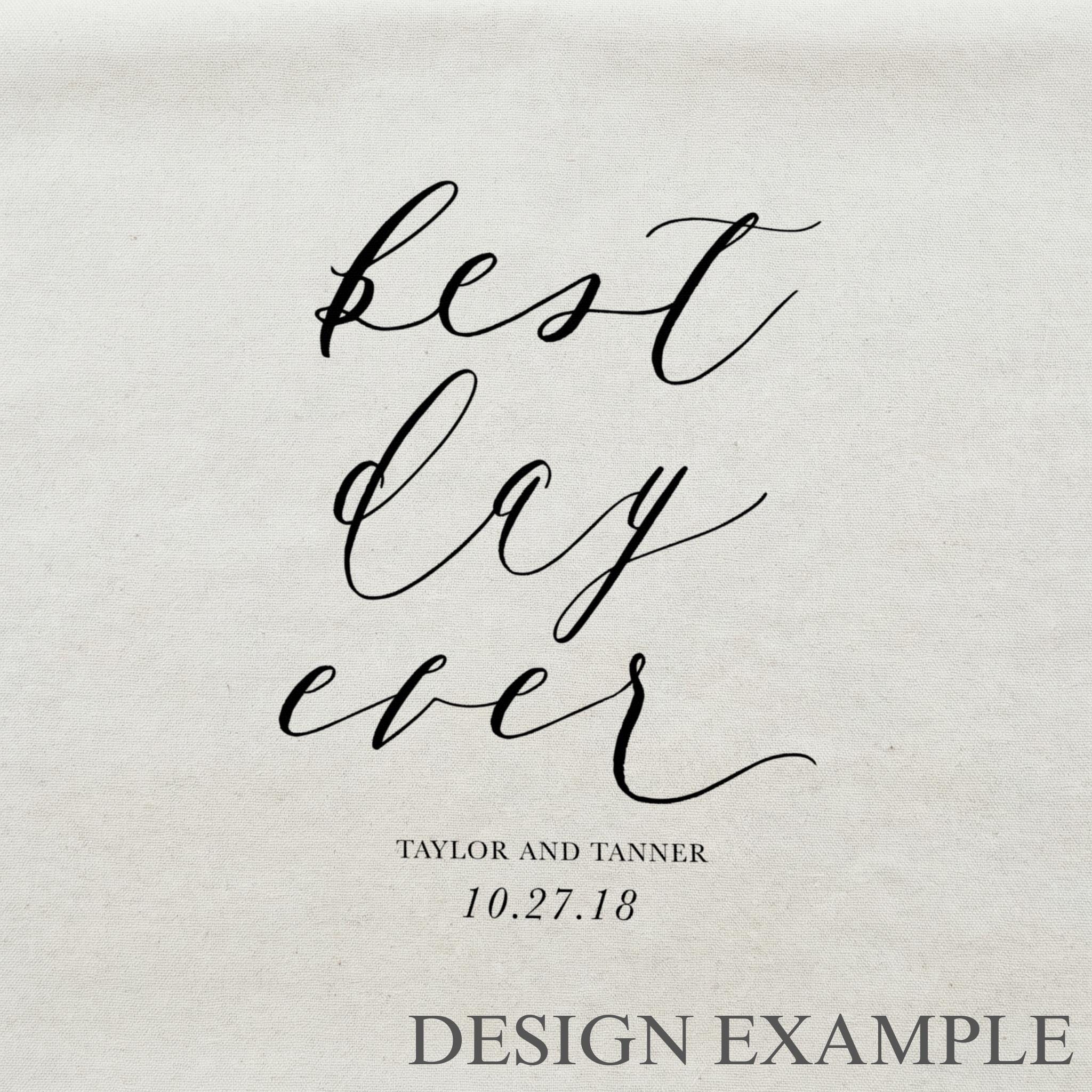 Personalized Tote Bags - Personalized Best Day Ever