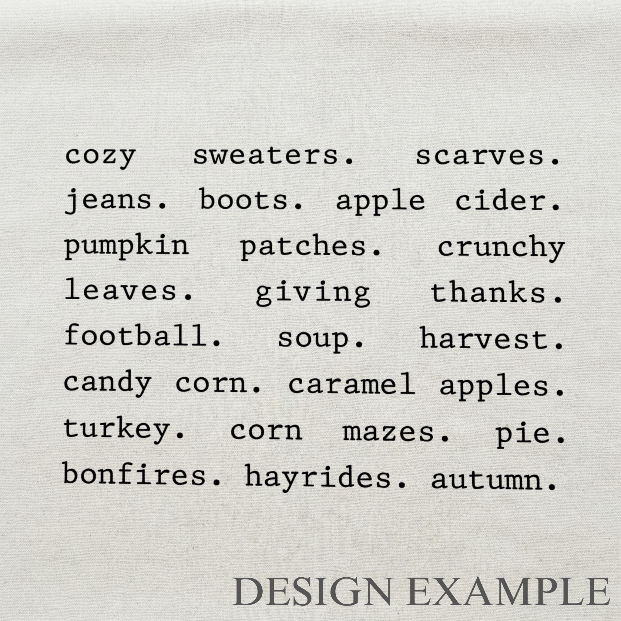 Tote Bags - Fall Things