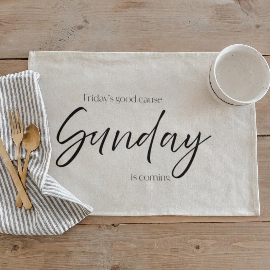 Placemats - Sunday Is Coming