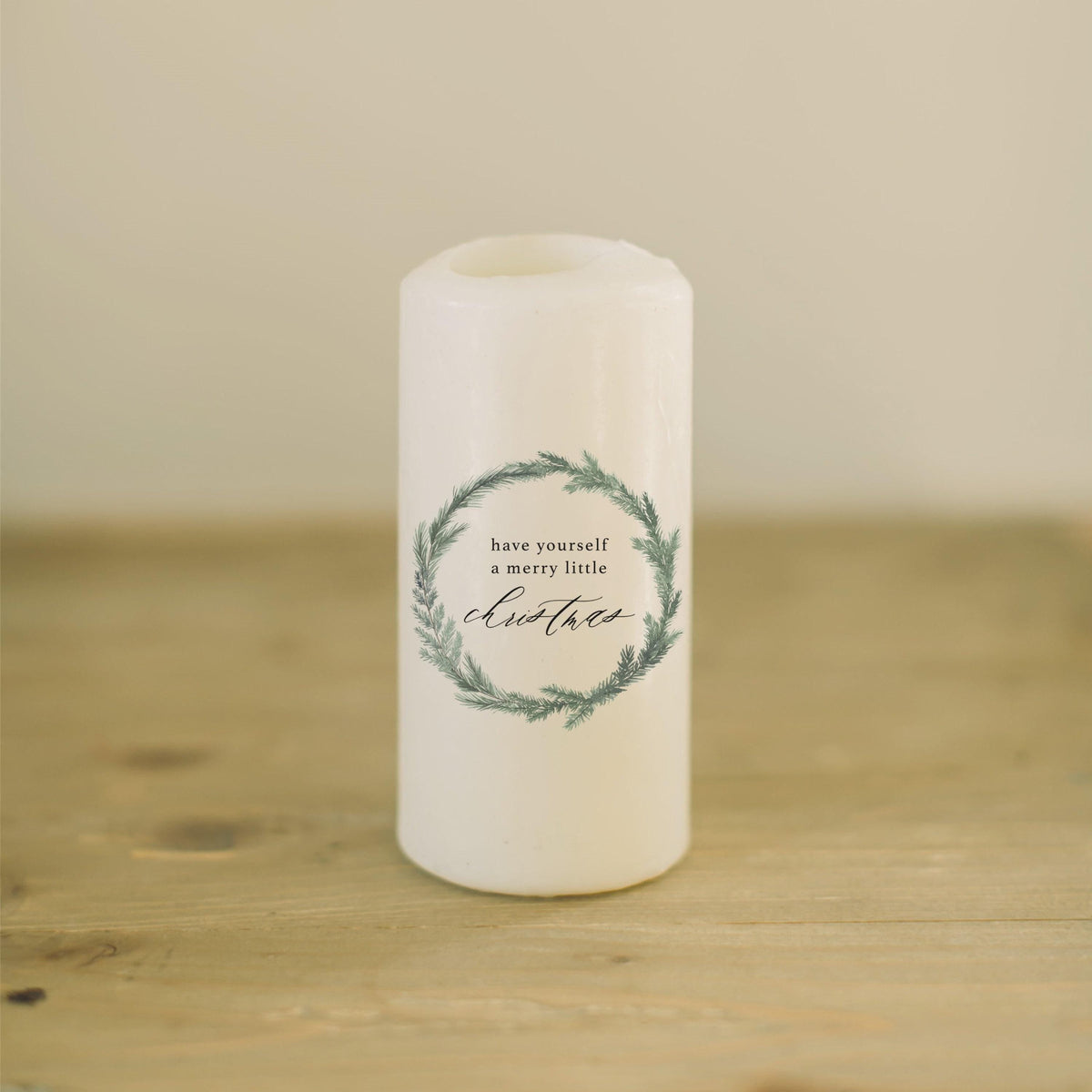 Candles - Have Yourself a Merry Christmas Wreath