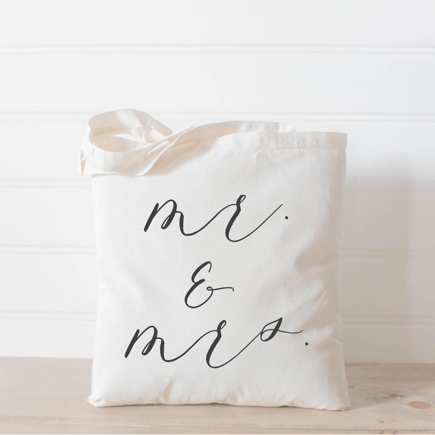 Tote Bags - Mr & Mrs
