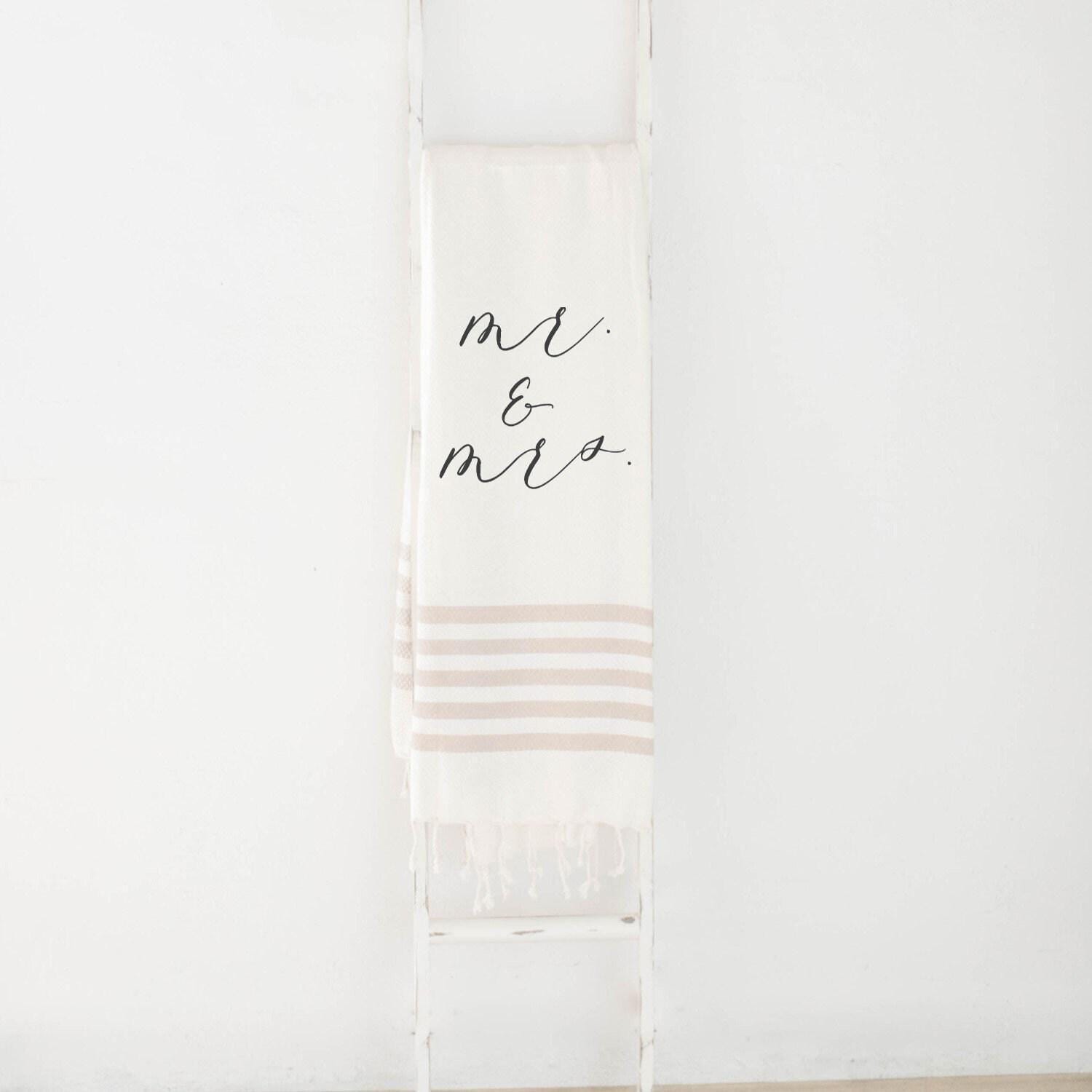 Throw Blankets - Mr. & Mrs.