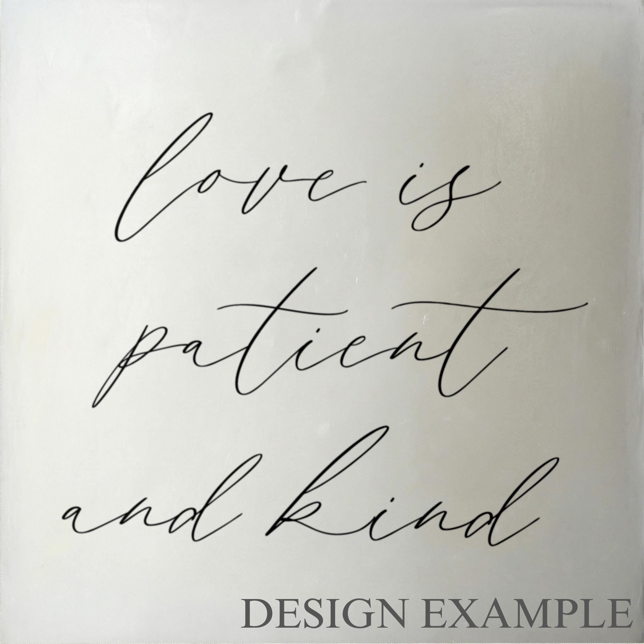 Candles - Love is Patient & Kind