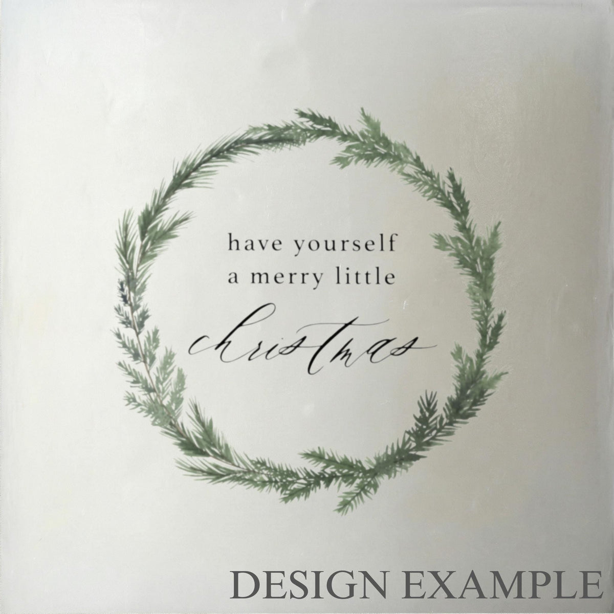 Candles - Have Yourself a Merry Christmas Wreath
