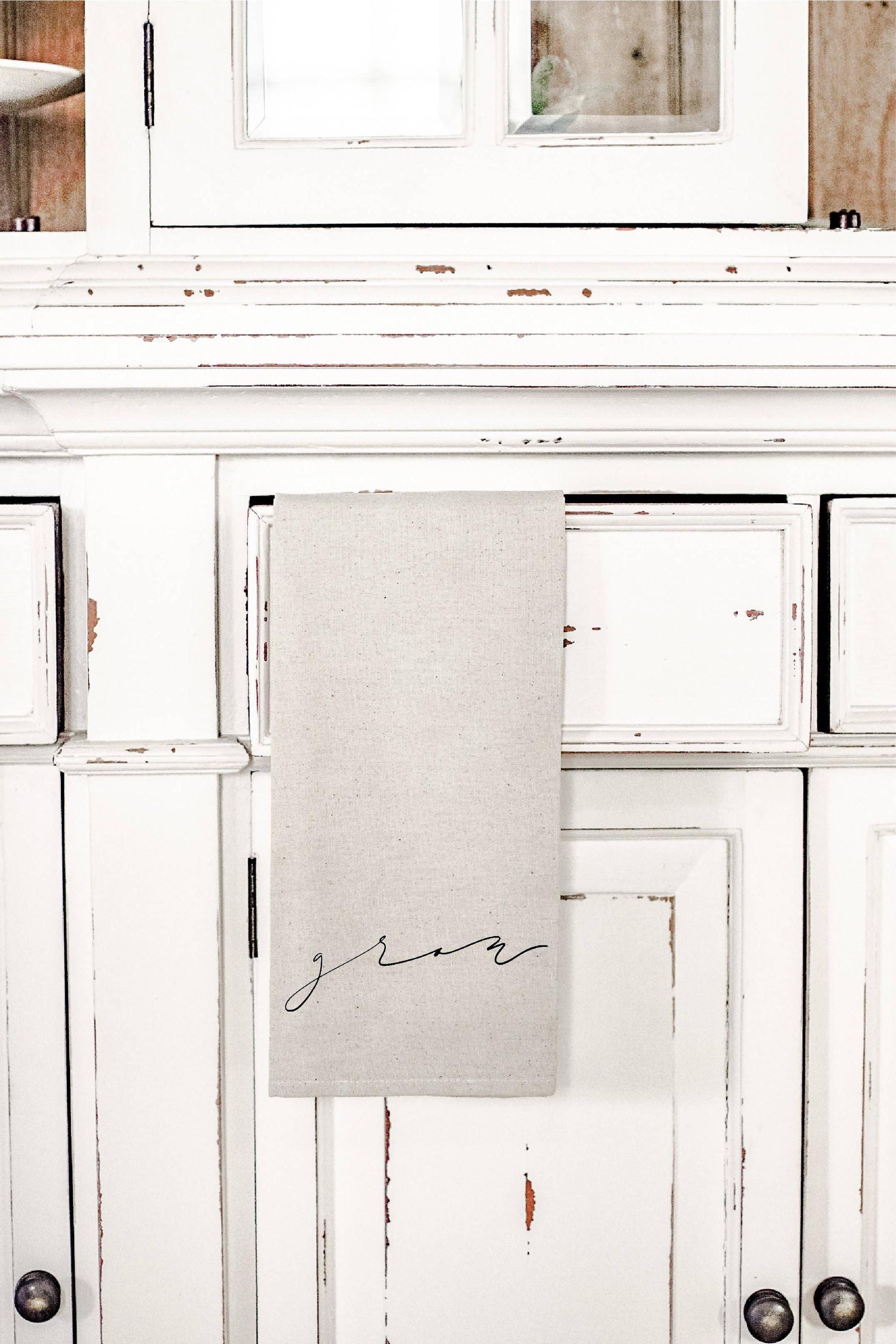 Tea Towel - Cozy Cottage Words