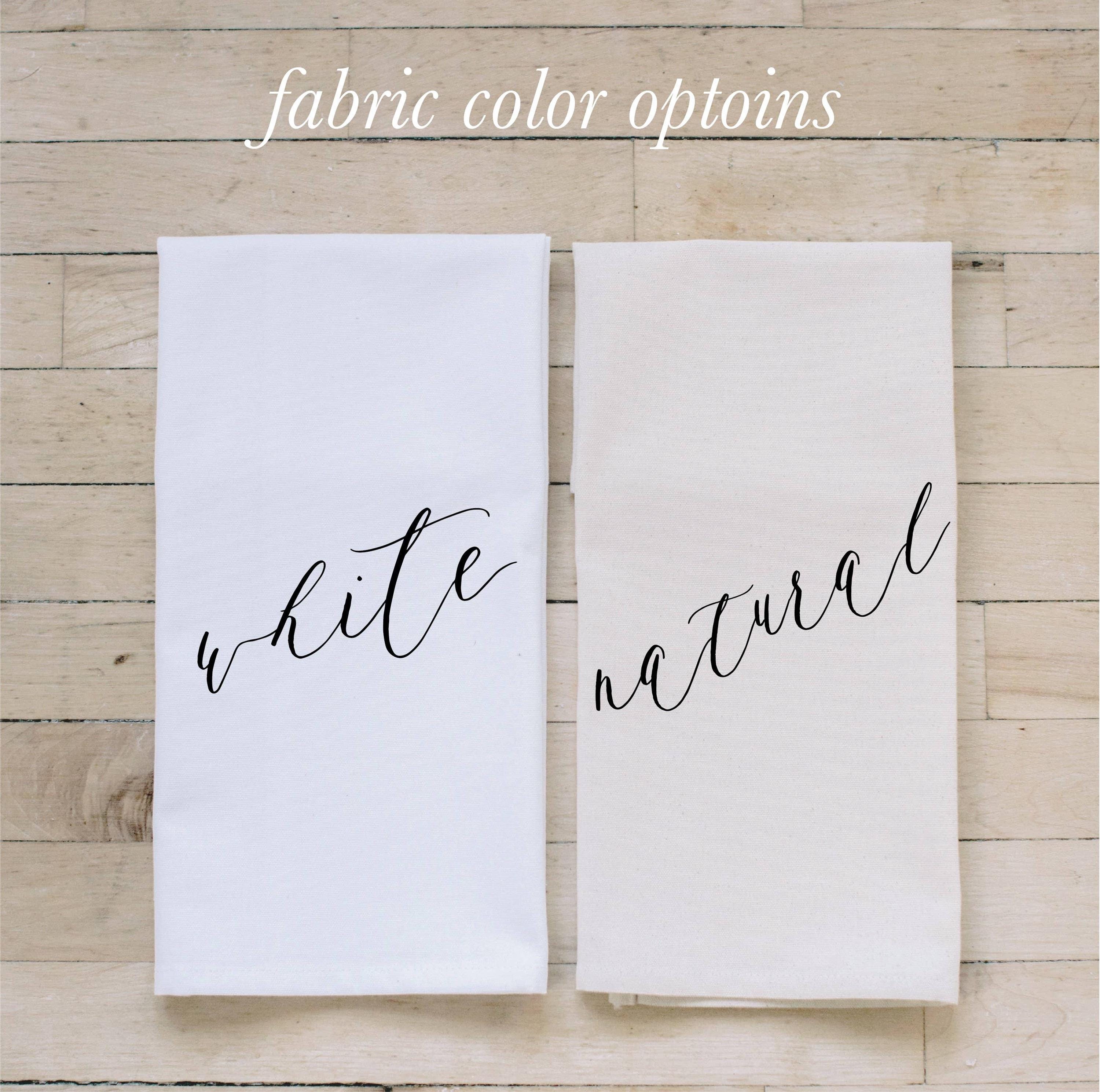 Personalized Tea Towel - Personalized State with Slogan