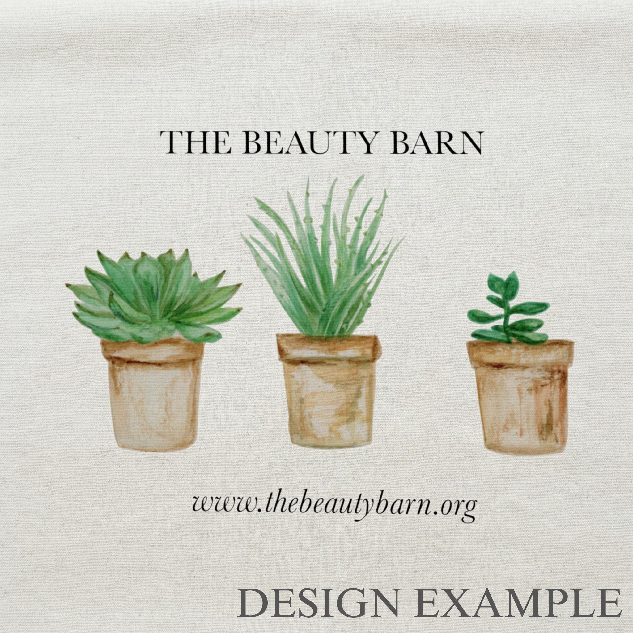 Makeup Bags - Potted Succulents