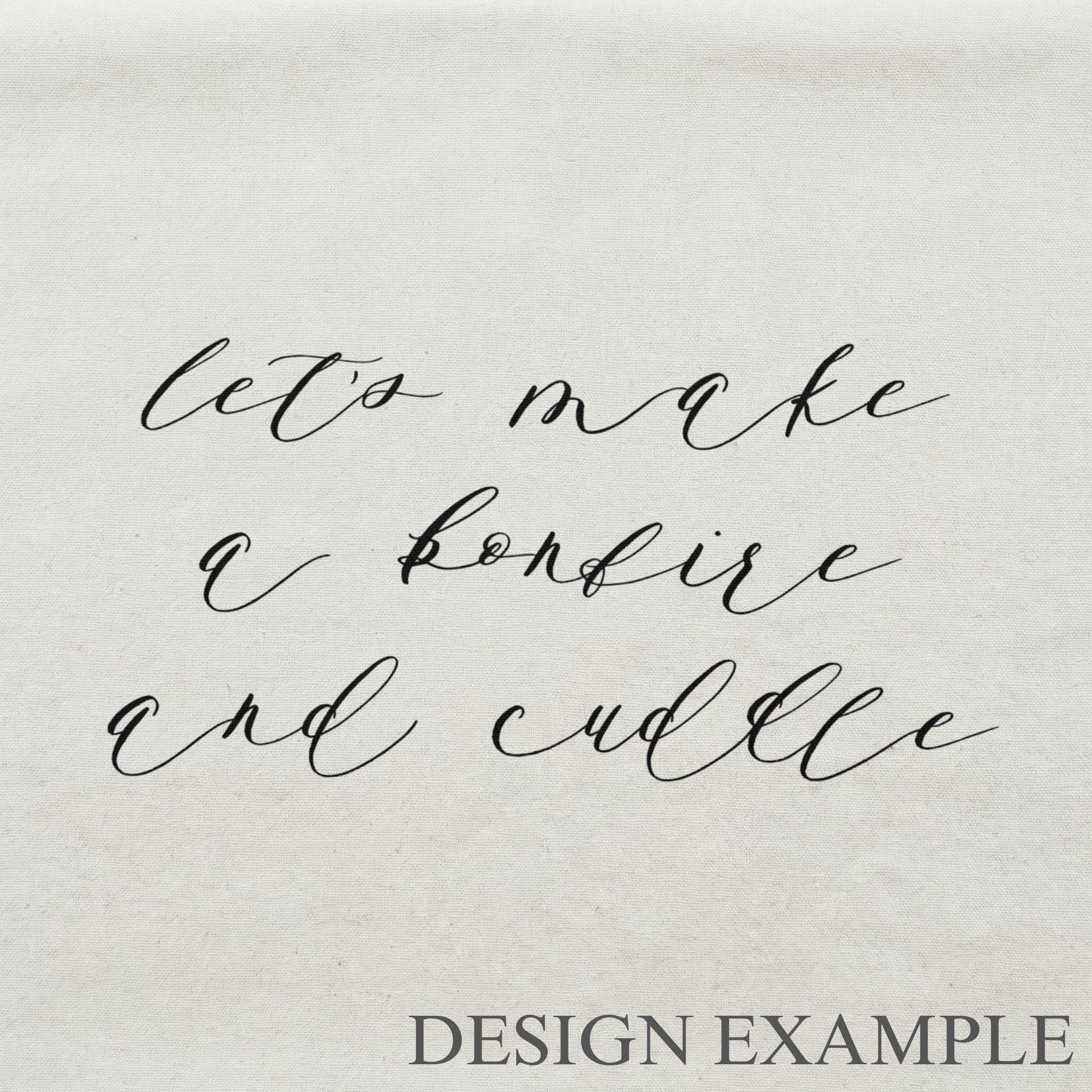 Makeup Bags - Lets Make a Bonfire and Cuddle