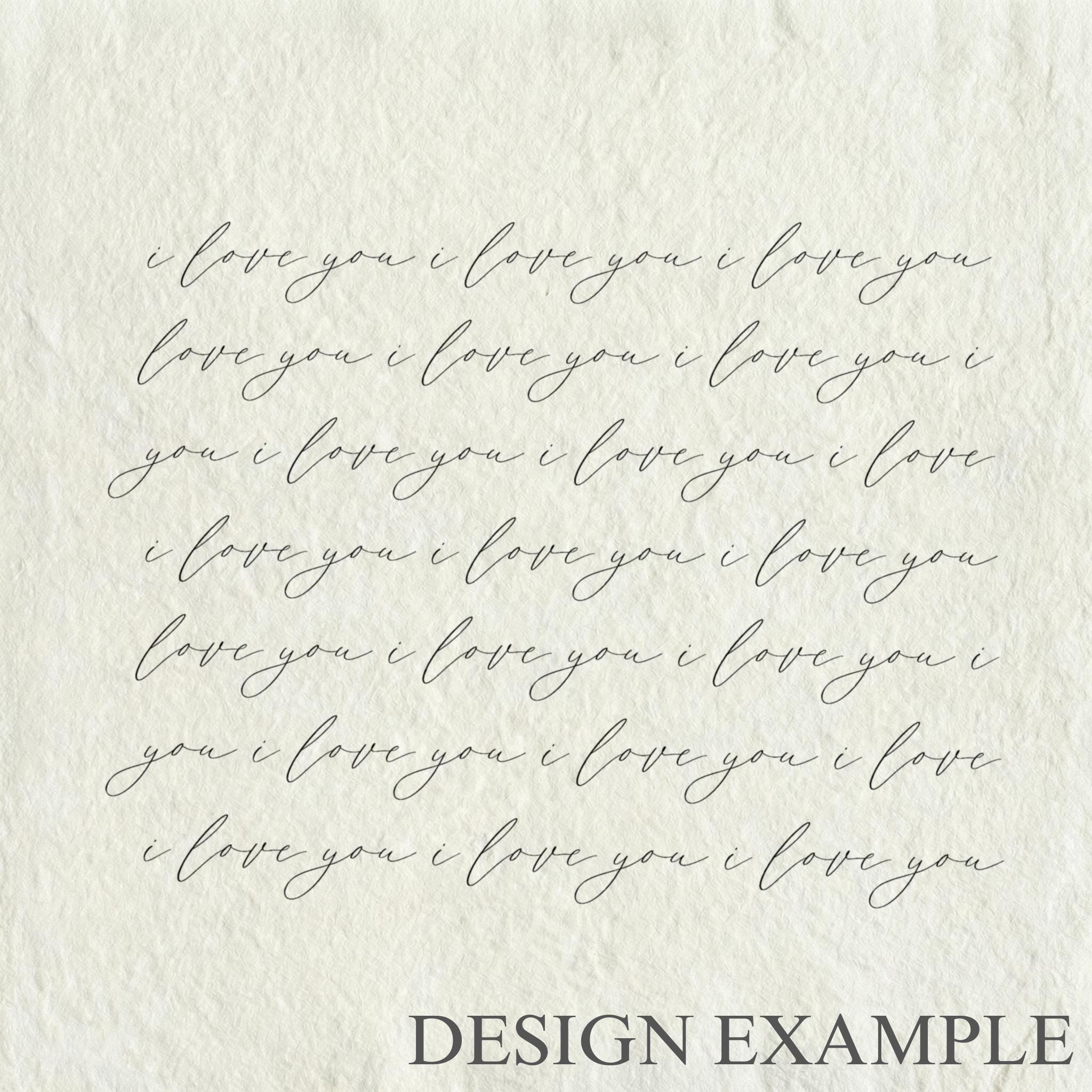 Glass Table Frames & Cards - I Love You 100x