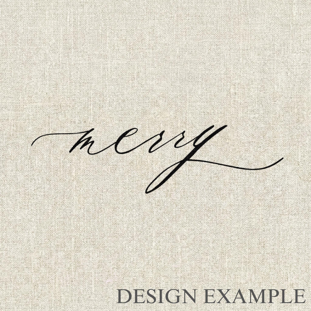 Napkins - Merry Script