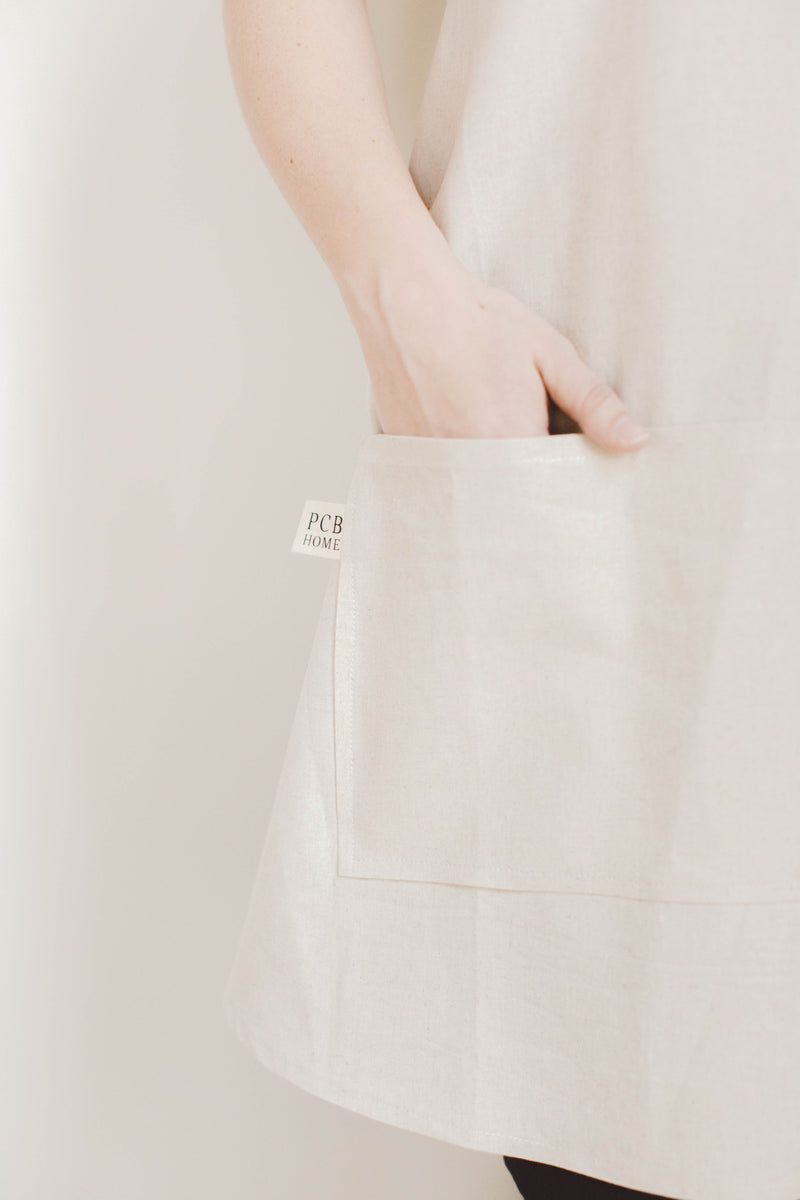 Croosback Linen Apron