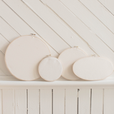 How Wonderful Life Is Faux Embroidery Hoop