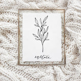 Nurture Wildflower Print