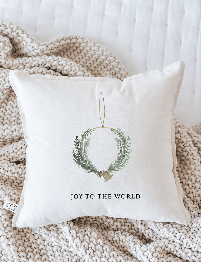 Joy Wreath Pillow