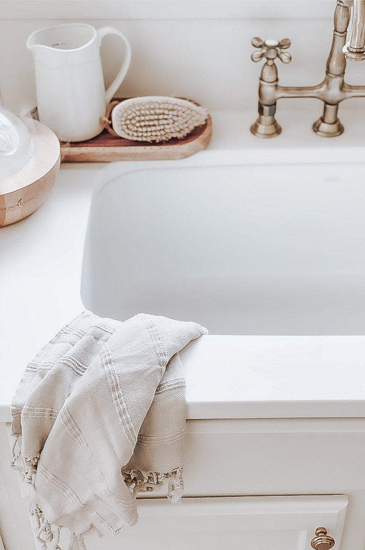 Textured Lines Kitchen Towel