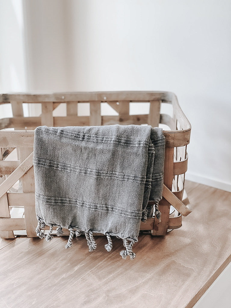 Textured Lines Kitchen Towel