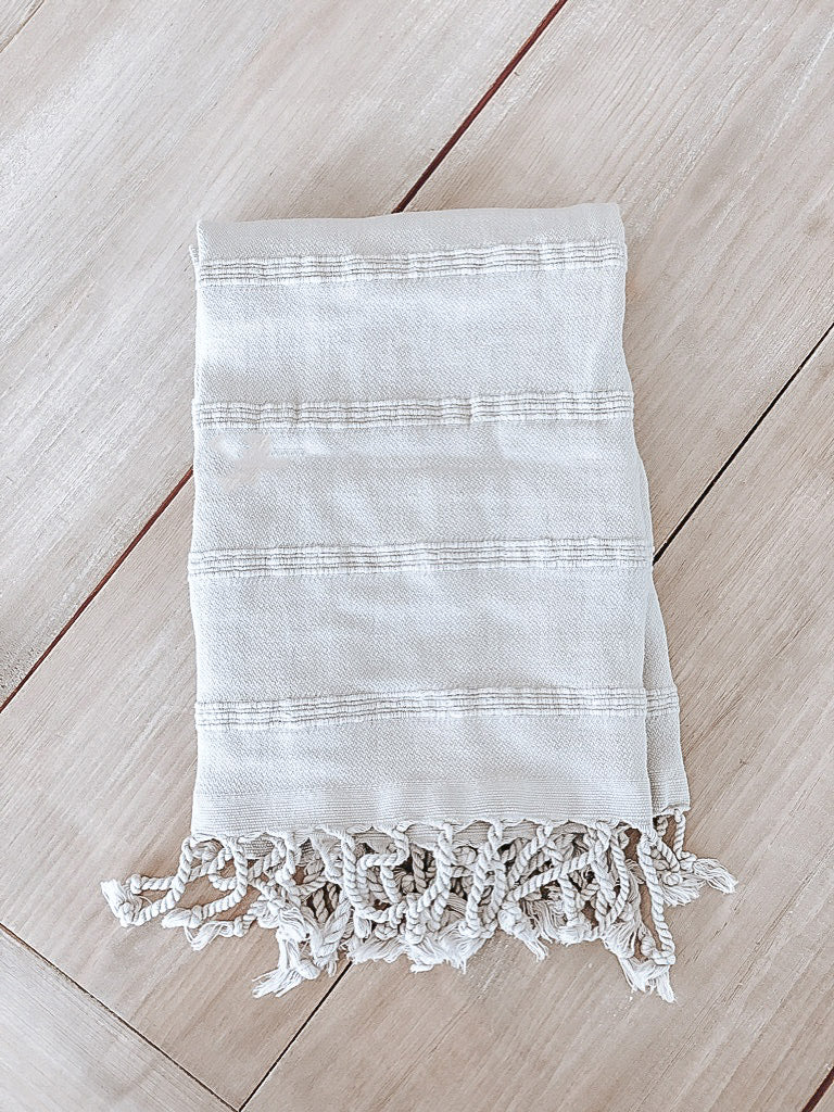 Textured Lines Kitchen Towel