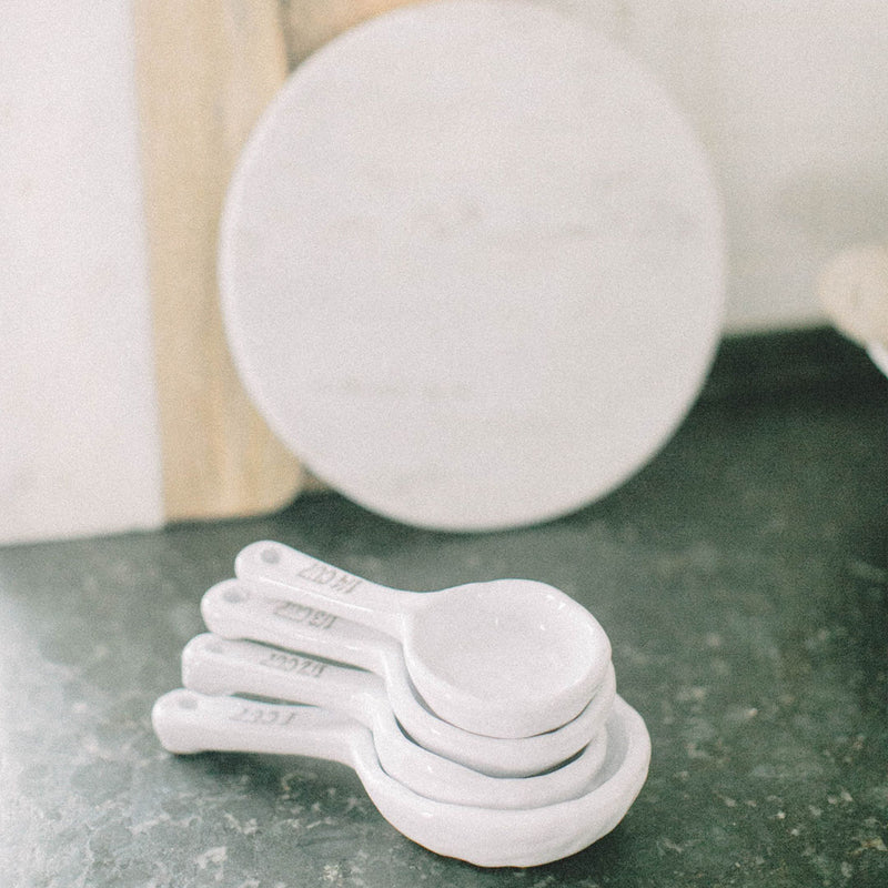 White Measuring Cups