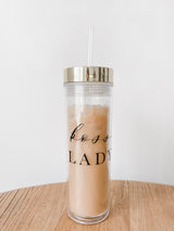 Boss Lady Clear Tumbler