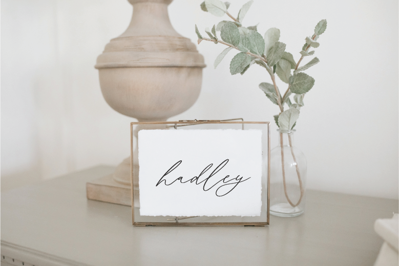 Calligraphy Name Print