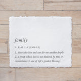 Family Definition Print