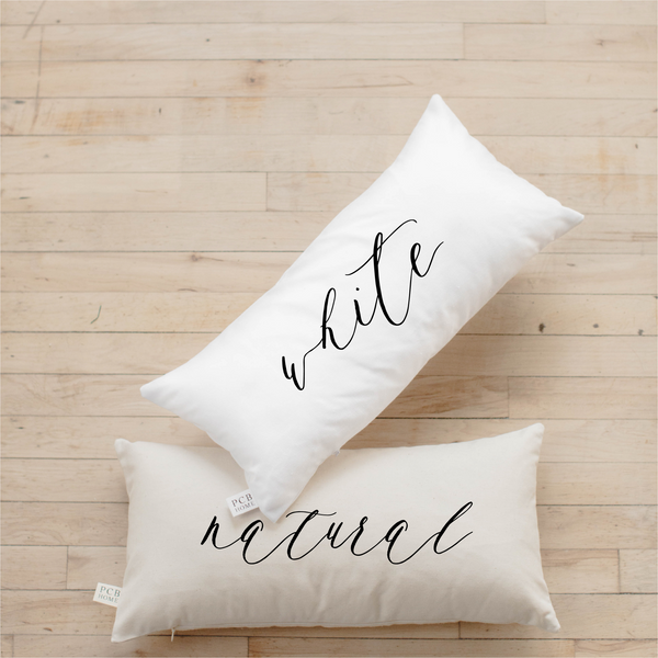 Personalized City Script Lumbar Pillow