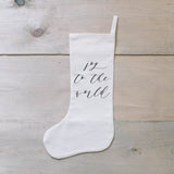 Joy to the World Stocking