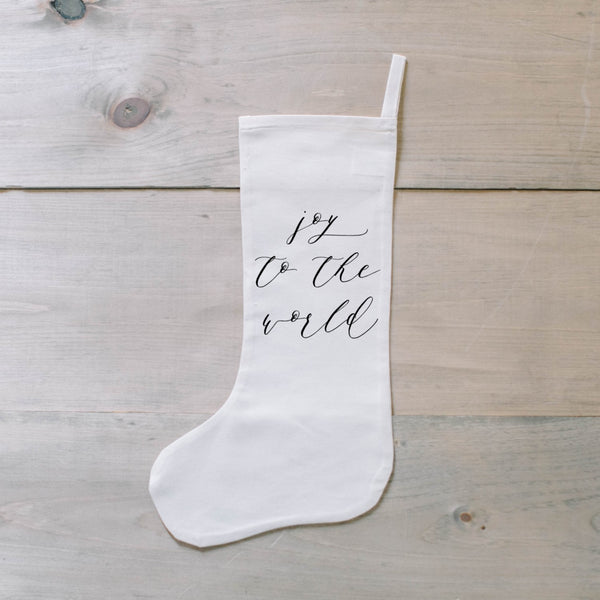 Joy to the World Stocking