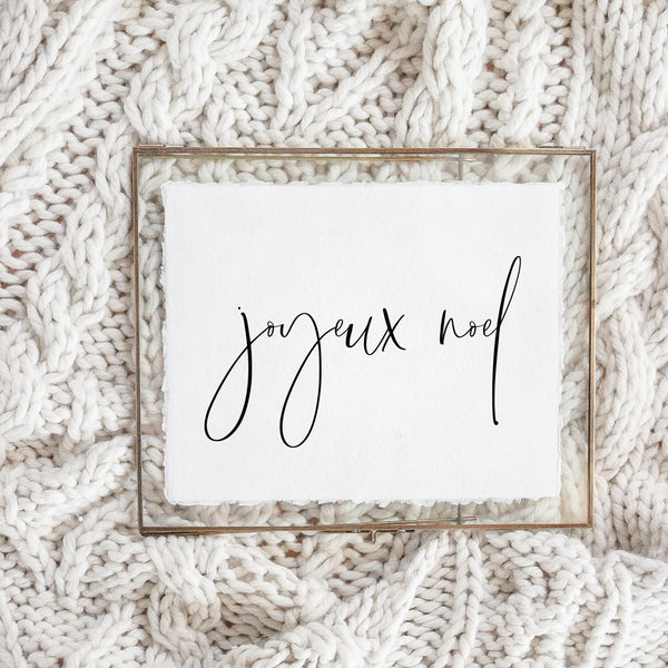 Joyeux Noel Print