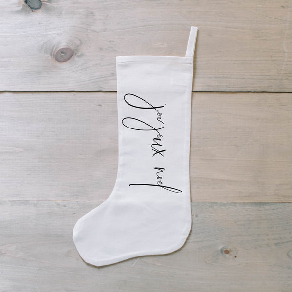 Joyeux Noel Stocking